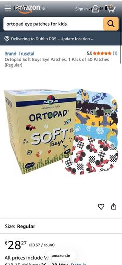 Master Aid Orthoptic Eye Patch Ortopad