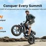 Engwe M1 Dual Passenger Electric Bike - Single Battery Yellow Image 8