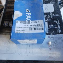 Front car brake pads 2011 Vw Passat