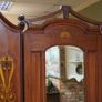 Antique Mahogany Compact Wardrobe Image 3