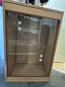 Vivarium with Habistat humidifier