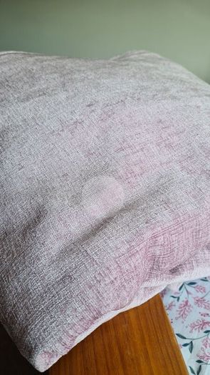 Dusty pink Pinch pleat large window curtains