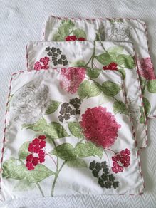NEXT embroidered cushion covers x 3