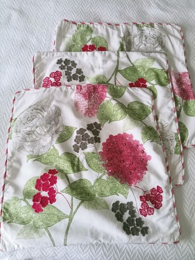 NEXT embroidered cushion covers x 3
