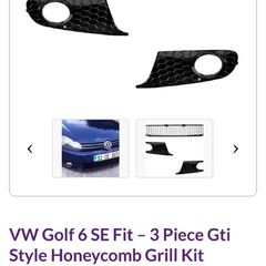 mk6 golf honeycomb grille