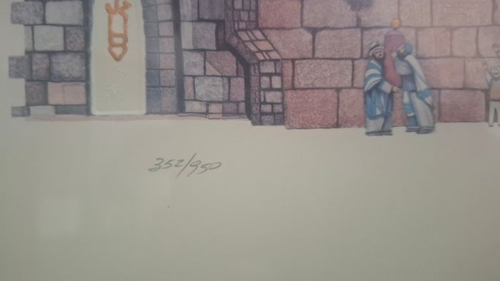 Limited edition signed Lithograph by Amram Egbi