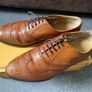 Barker England Windsor Collection Brown Leather Brogues Size UK8,5 Cedar Calf Image 3