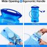 Hydration Bladder, 3 L 2 L 1.5 L Water Bladder BPA Free, 3 Liter Large Opening Water Reservoir, Leak Proof Military Water Storage Bladder Bag for Cycling Hiking Camping Biking Running (FREE POSTAGE) Image 3
