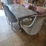 Dining Table, 4 Chairs & Long Stool Image 2
