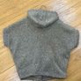 Next BNWT age 3-4 Grey jersey Poncho Image 5