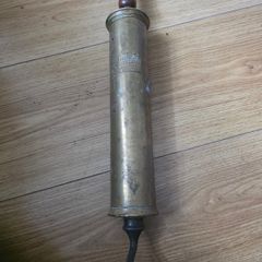 Antique Large Vintage Brass Farming or Veterynary Syringe