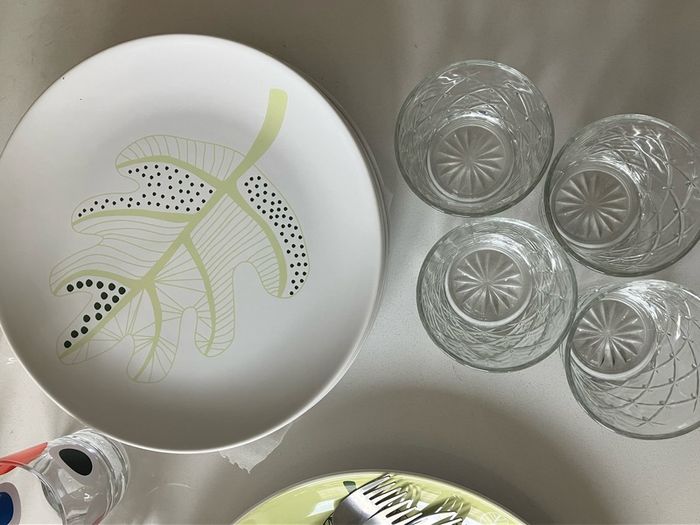 Dinnerware-Plates- Glasses- cutlery