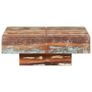 Coffee Table 80x80x28 cm Solid Reclaimed Wood Image 4