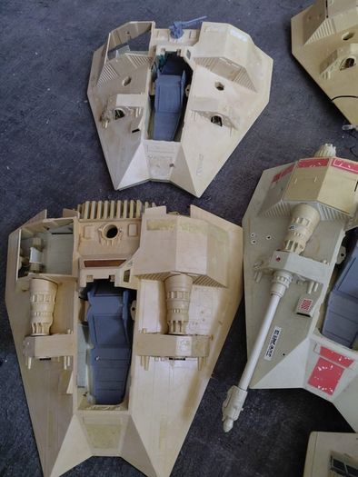 Vintage Original Star Wars toy parts massive lot
