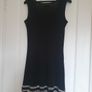 Ladies black diamonte dress Image 3