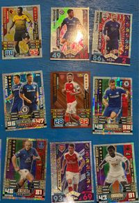 Match Attax Premier League 2014 15 Card Lot Gold Rooney LE, Shiny Inserts & Tin