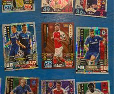 Match Attax Premier League 2015 16 Card Lot Gold Rooney LE, Shiny Inserts & Tin