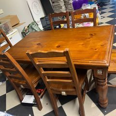 Table and 6 chairs