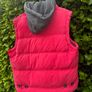 Superdry Red Hooded Gilet XL Image 2