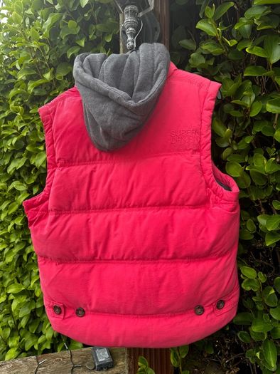 Superdry Red Hooded Gilet XL