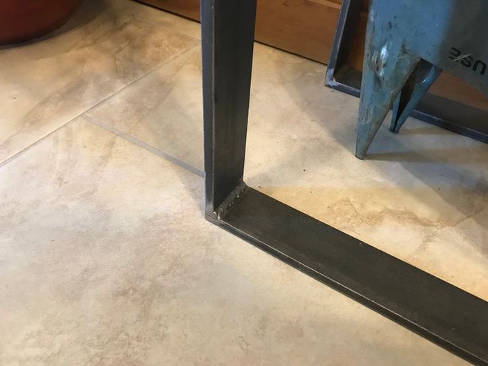 Handcrafted Console Table from reclaimed Timber and Steel
