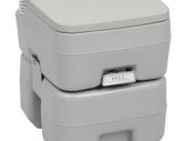 Portable Camping Toilet Grey 20+10 L