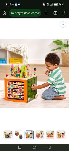 zany zoo activity cube