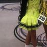 Beautiful yellow and black irish dancing solo dress Image 3