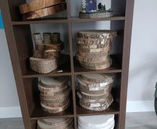 Wedding wood slices