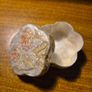 Vintage Flower Shape Capiz Shell Trinket Jewelry Box Image 3