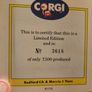 Corgi Ltd Edition Toymaster Bedford and Morris Van Image 2