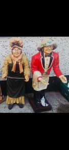 2 Large Antique figurines 50 each