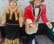2 Large Antique figurines 50 each