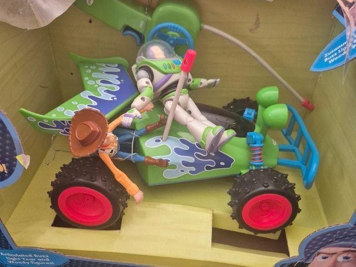 Disney Pixar Toy Story and Beyond Racing RC Car Woody Buzz Lightyear