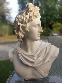 Apollo bust, v v heavy, beautiful piece. D18