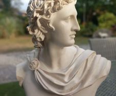 Apollo bust, v v heavy, beautiful piece. D18
