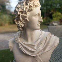 Apollo bust, v v heavy, beautiful piece. D18