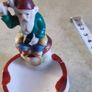 OLD VINTAGE IRISH ASHTRAY  Leprechaun Cobbler Ceramic Glazed Figure St. Patrick's Day. Image 5