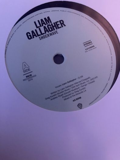 Liam Gallagher Vinyl 7" Singles
