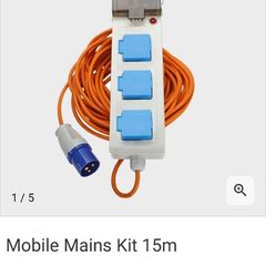 Eurohike Mobile Mains Kit 15m