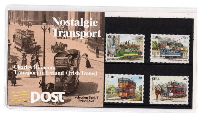 Ireland Irish Transport Selection Pack F Commemorative Stamp Commemorative Pack