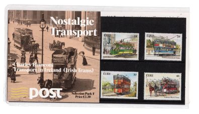 Ireland Irish Transport Selection Pack F Commemorative Stamp Commemorative Pack