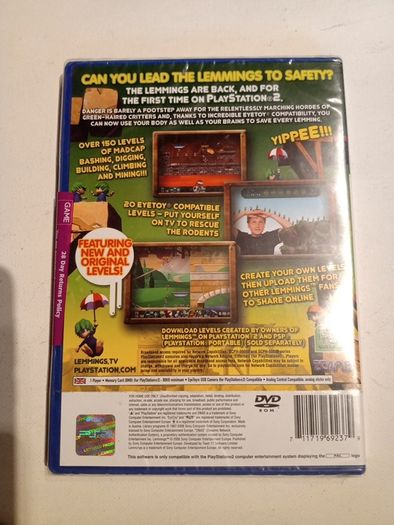 PS2 Lemmings New Sealed