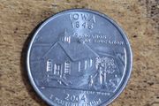 USA, State Quarter Dollar 2004 P Iowa - free standard postage