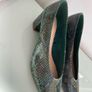 BNWT Green Snake Skin Effect, size 6 Image 2