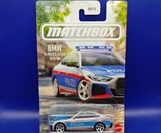 Matchbox BMW i4 Police Sedan Berline, new.