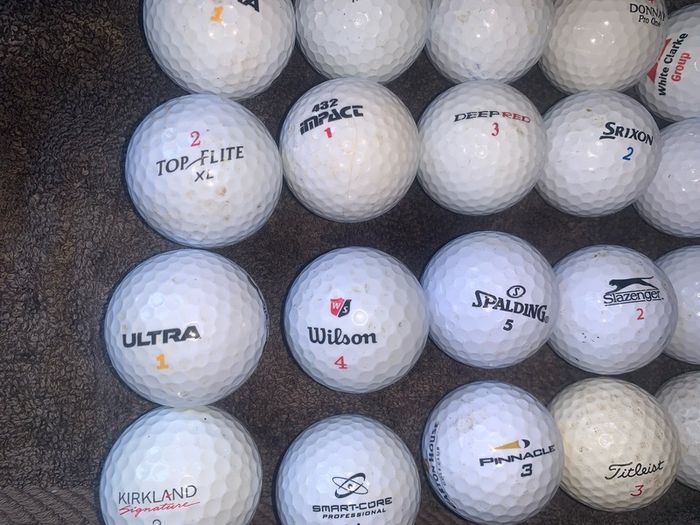 20 Mixed White golf balls