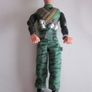 Three  Lanard Toys Ultra Corps Combat Army Soldier Figures 2003. 11.5 inches Image 3