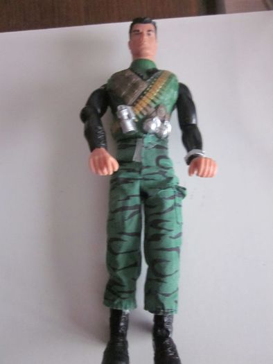 Three  Lanard Toys Ultra Corps Combat Army Soldier Figures 2003. 11.5 inches