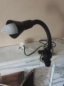 Clamp on angle poise lamp